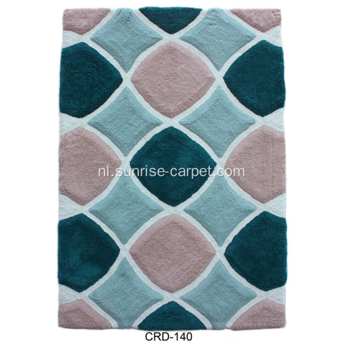 Microfiber Tapijt / Rug met 3D Design